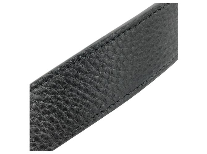 Pochette a tracolla in pelle nera Gucci Nero - vista 6