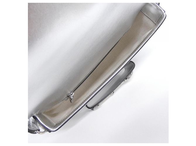Borsa a tracolla Gucci HORSEBIT 1955 Argento - vista 8