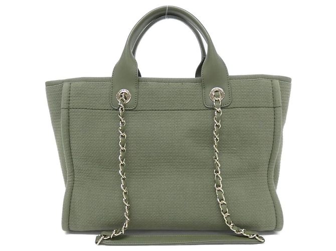 Chanel Deauville Line Handbag AS3257 Green - view 2