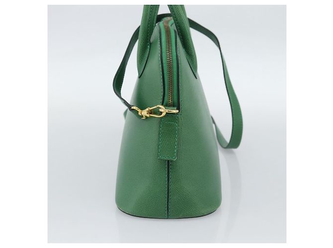 Céline Celine Vintage Convertible Bowler in pelle Medium Verde - vista 4