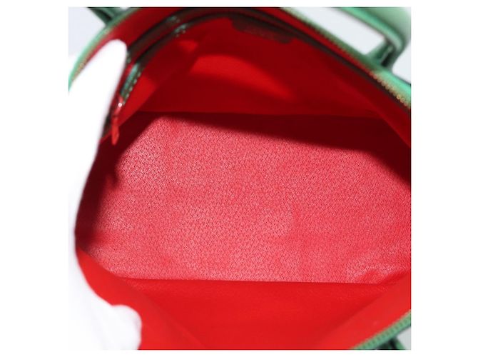 Céline Celine Vintage Convertible Bowler in pelle Medium Verde - vista 6