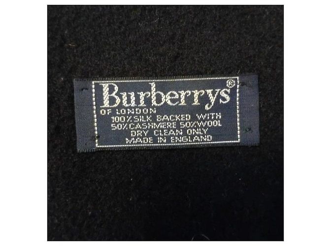 Burberry Sciarpa in Seta e Cashmere Paisley Reversibile Nero Rosso Multicolore - vista 3