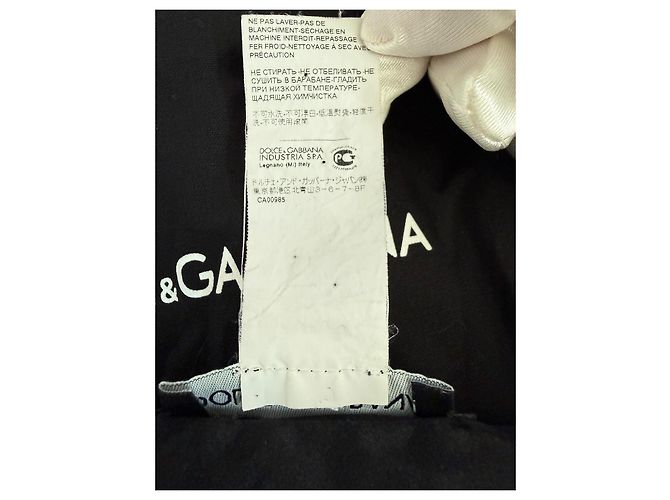 Dolce & Gabbana Midikleid mit rotem Blumenmuster Schwarz Weiß - Ansicht 10