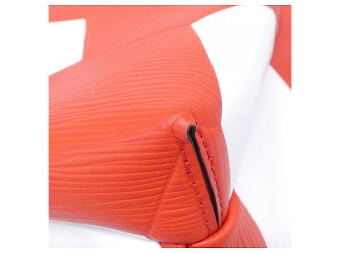 Zaino Louis Vuitton Epi (World Cup) Apollo Rosso - vista 3