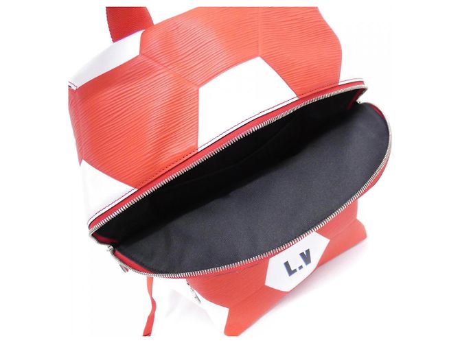 Zaino Louis Vuitton Epi (World Cup) Apollo Rosso - vista 6