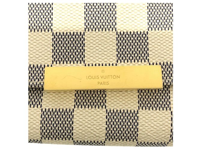 Borsa a Spalla Louis Vuitton Damier Azur Favorite PM Blu - vista 6