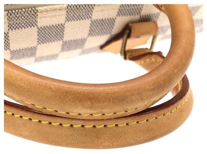 Borsa Boston Louis Vuitton Damier Azur Speedy 30cm Blu - vista 8