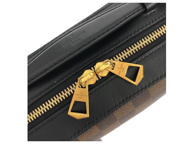 Borsa a Spalla Louis Vuitton Damier Santa Monica Nero Damier ebene - vista 4