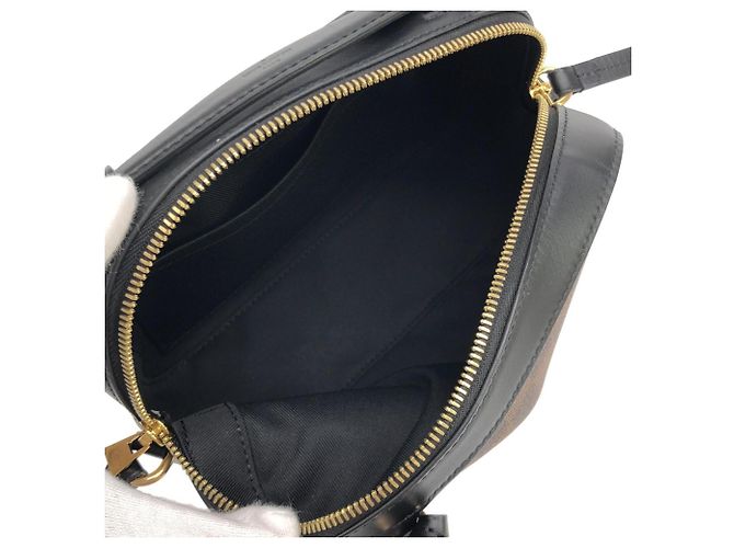 Borsa a Spalla Louis Vuitton Damier Santa Monica Nero Damier ebene - vista 8