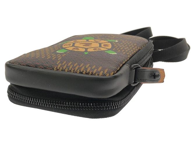 Borsa a mano Louis Vuitton Damier Giant Double Phone Damier ebene - vista 3