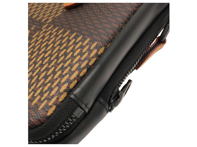 Borsa a mano Louis Vuitton Damier Giant Double Phone Damier ebene - vista 6