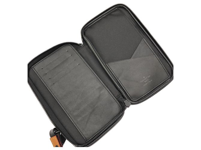 Borsa a mano Louis Vuitton Damier Giant Double Phone Damier ebene - vista 9