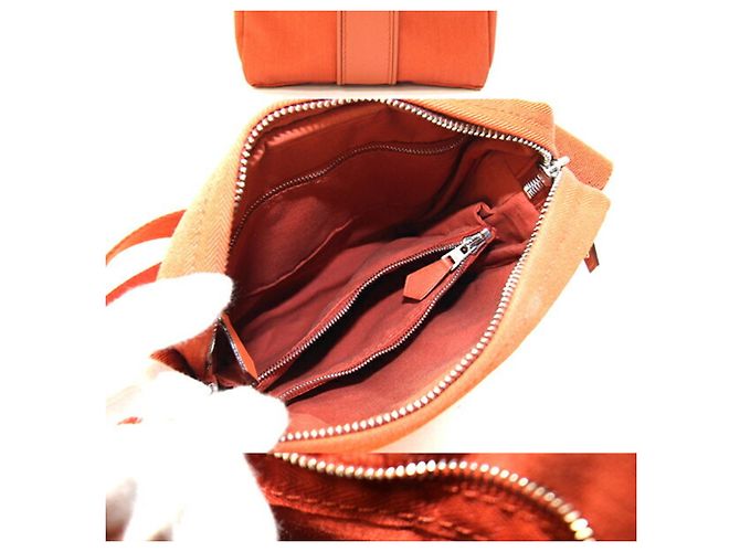 Hermès Borsa a tracolla Hermes Acapulco Bandoulière PM Arancione - vista 2