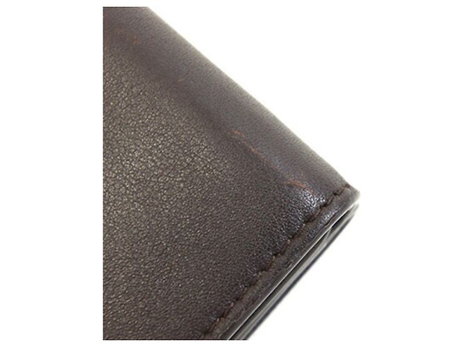 Cartera Cassandra Origami Tiny de Saint Laurent Negro Marrón oscuro - vista 4