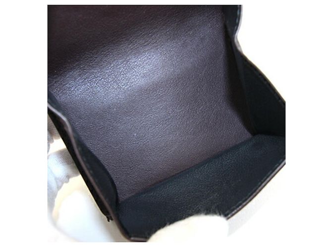 Cartera Cassandra Origami Tiny de Saint Laurent Negro Marrón oscuro - vista 8