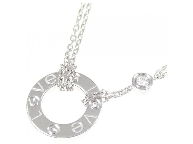 Collar Love en oro blanco de 18K Cartier - vista 3