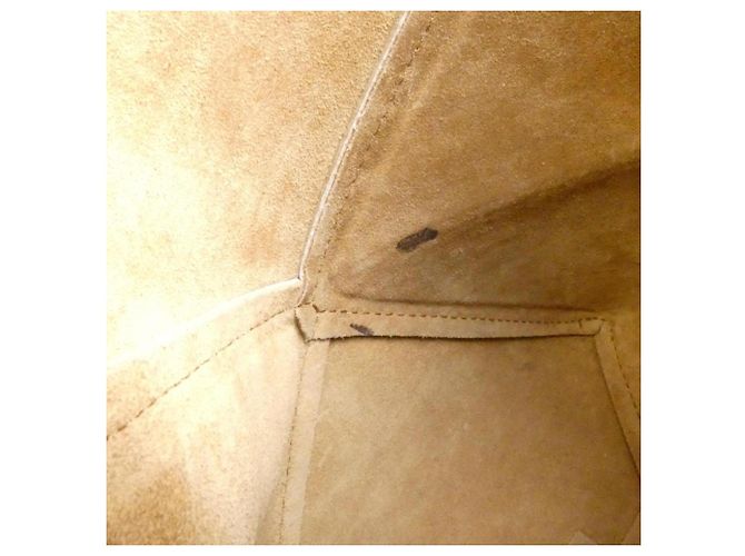 Loewe Puzzle Fold Mini Tote Weiß Beige - Ansicht 10
