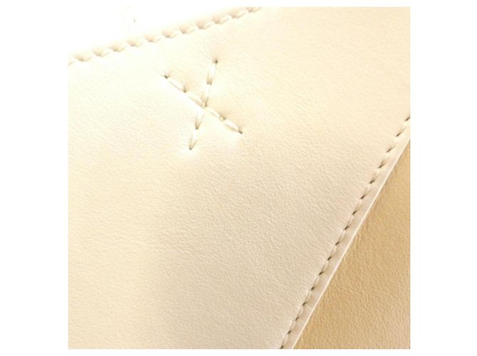 Loewe Puzzle Fold Mini Tote Weiß Beige - Ansicht 4