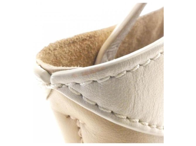 Loewe Puzzle Fold Mini Tote Weiß Beige - Ansicht 5