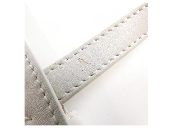 Loewe Puzzle Fold Mini Tote Weiß Beige - Ansicht 7