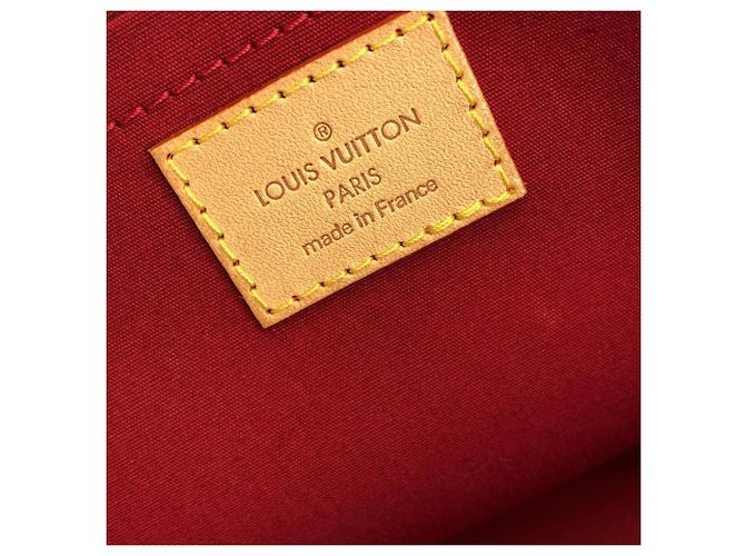 Borsa Louis Vuitton Vernis Rosewood Avenue Rosso - vista 10