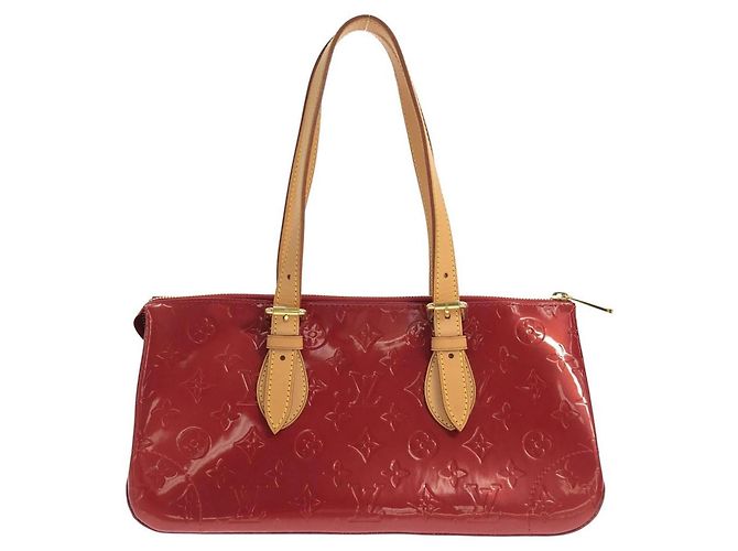 Borsa Louis Vuitton Vernis Rosewood Avenue Rosso - vista 2