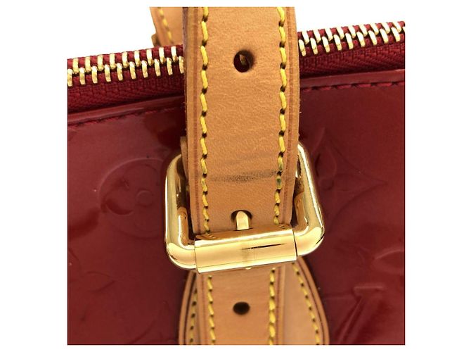 Borsa Louis Vuitton Vernis Rosewood Avenue Rosso - vista 6