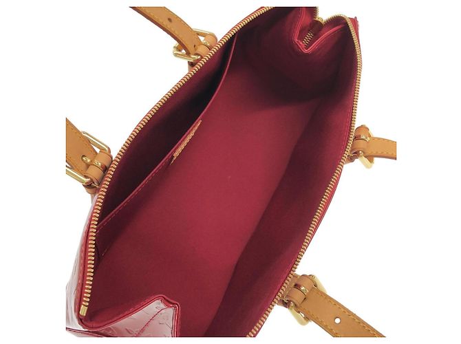 Borsa Louis Vuitton Vernis Rosewood Avenue Rosso - vista 8