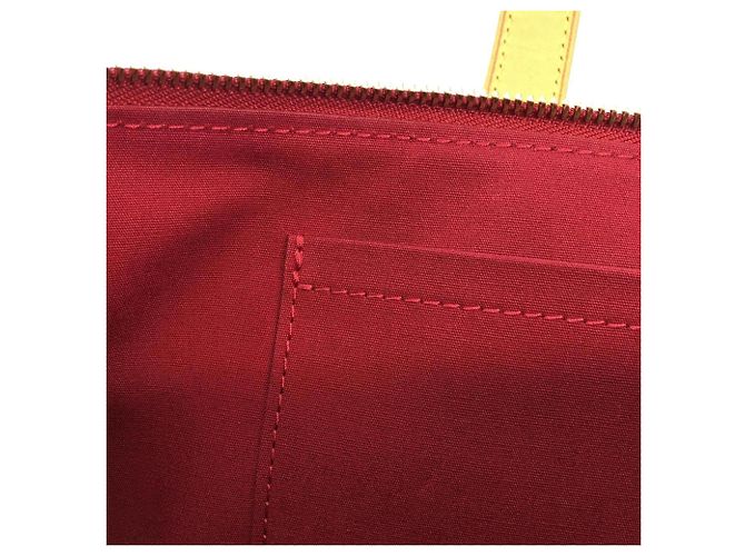 Borsa Louis Vuitton Vernis Rosewood Avenue Rosso - vista 9