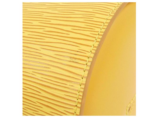 Borsa Louis Vuitton Epi Soufflot M52229 Giallo - vista 3