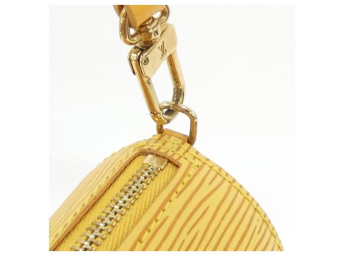 Borsa Louis Vuitton Epi Soufflot M52229 Giallo - vista 7
