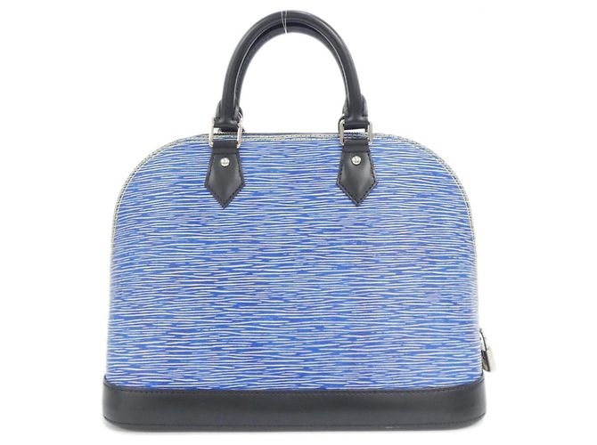 Borsa Alma PM in Epi Denim Louis Vuitton Blu - vista 2