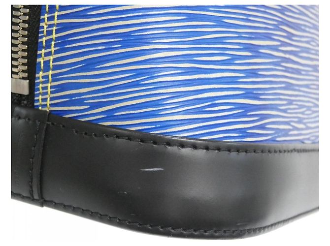 Borsa Alma PM in Epi Denim Louis Vuitton Blu - vista 4