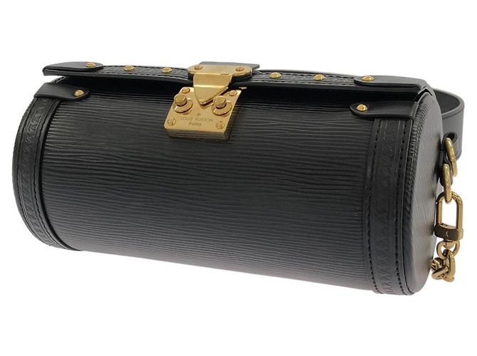 Borsa a tracolla bauletto Louis Vuitton Epi Papillon Nero - vista 3