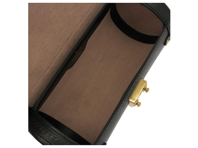 Borsa a tracolla bauletto Louis Vuitton Epi Papillon Nero - vista 6