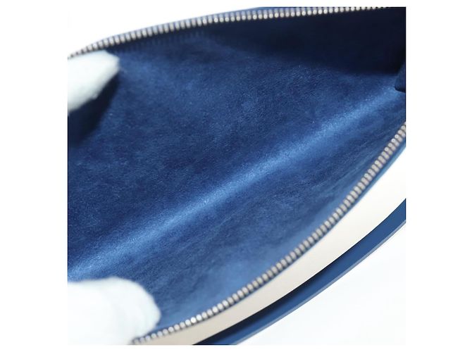 Louis Vuitton Pochette Accessoires NM Epi Leather Blu - vista 5
