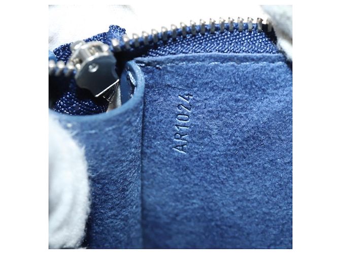 Louis Vuitton Pochette Accessoires NM Epi Leather Blu - vista 7
