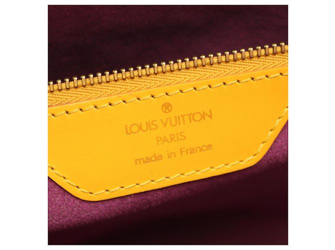 Borsa a tracolla Saint Jacques Louis Vuitton Giallo - vista 4