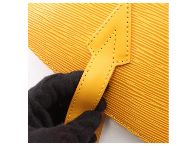 Borsa a tracolla Saint Jacques Louis Vuitton Giallo - vista 9
