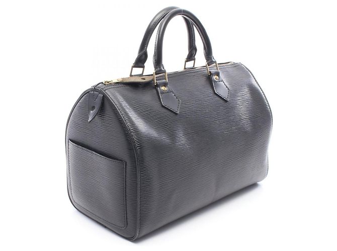 Borsa Louis Vuitton Speedy 30 Nero - vista 2