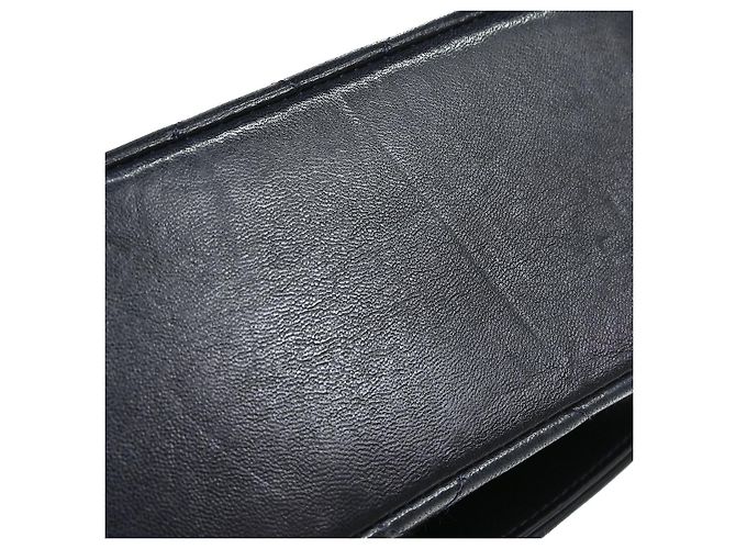 Chanel Vintage Diana Flap gestepptes Lammleder Small Marineblau - Ansicht 7