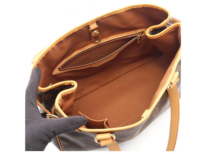 Borsa a tracolla Louis Vuitton Batignolles Horizontal Marrone Monogramma - vista 3