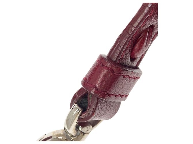 Borsa 2-Way Christian Dior Lady in pelle di vitello rossa Rosso - vista 20