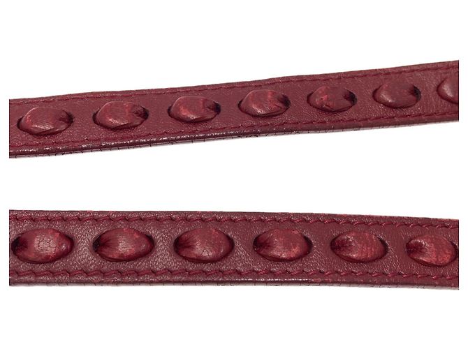 Borsa 2-Way Christian Dior Lady in pelle di vitello rossa Rosso - vista 21
