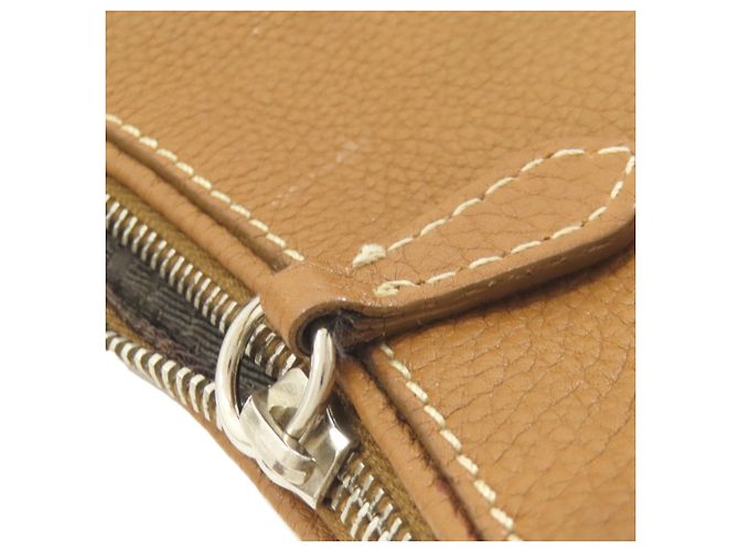 Borsa a tracolla in pelle Prada BR1842 Marrone - vista 12