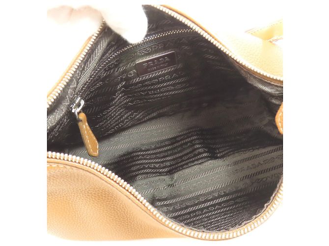 Borsa a tracolla in pelle Prada BR1842 Marrone - vista 5
