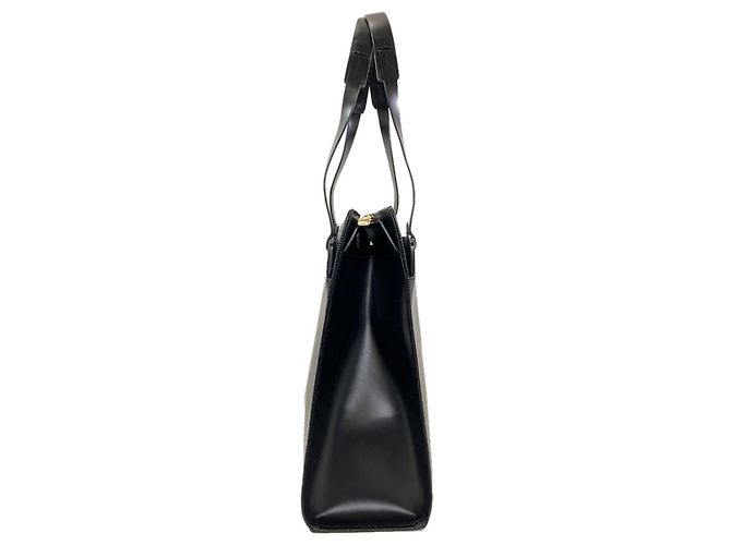 Borsa Tote Louis Vuitton Epi Leather Croisette PM Nero - vista 3