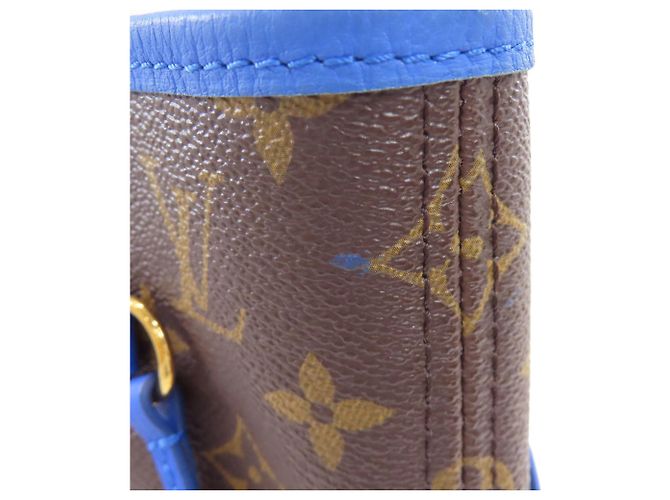 Borsa Tote Louis Vuitton Neverfull MM Ikat Flower Blu Monogramma - vista 11