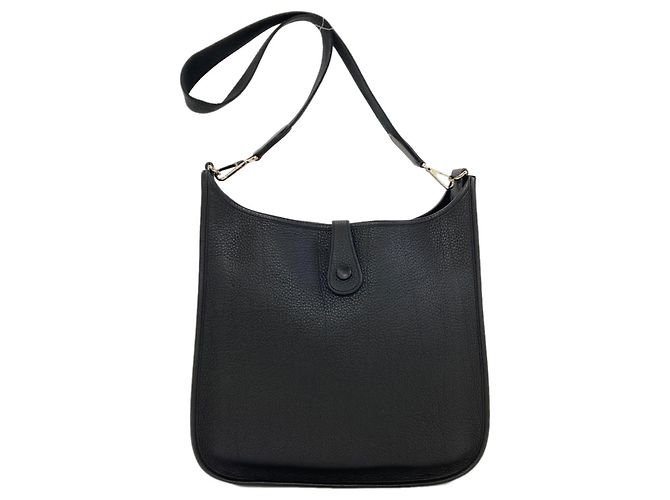 Hermès Borsa a tracolla Hermes Evelyne 1 GM Nero - vista 2