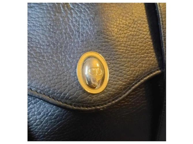 Christian Dior Borsa in pelle nera Nero - vista 10